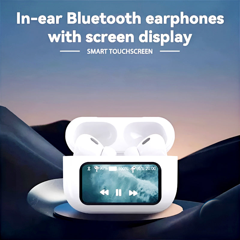 A9 Pro Wireless AirPods With Smart Touch Screen Control