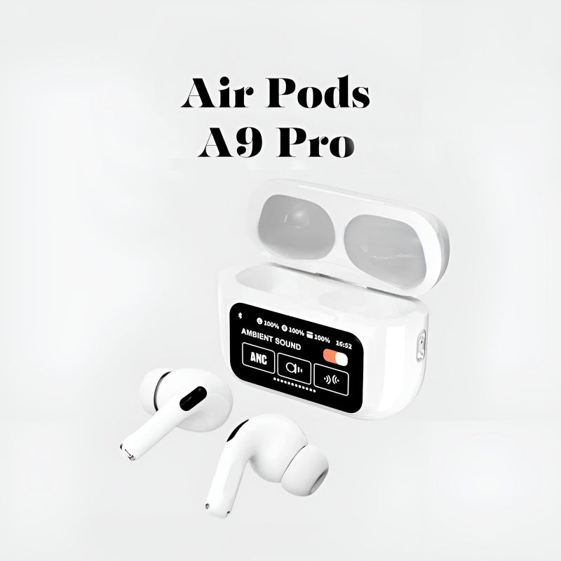 A9 Pro Wireless AirPods With Smart Touch Screen Control