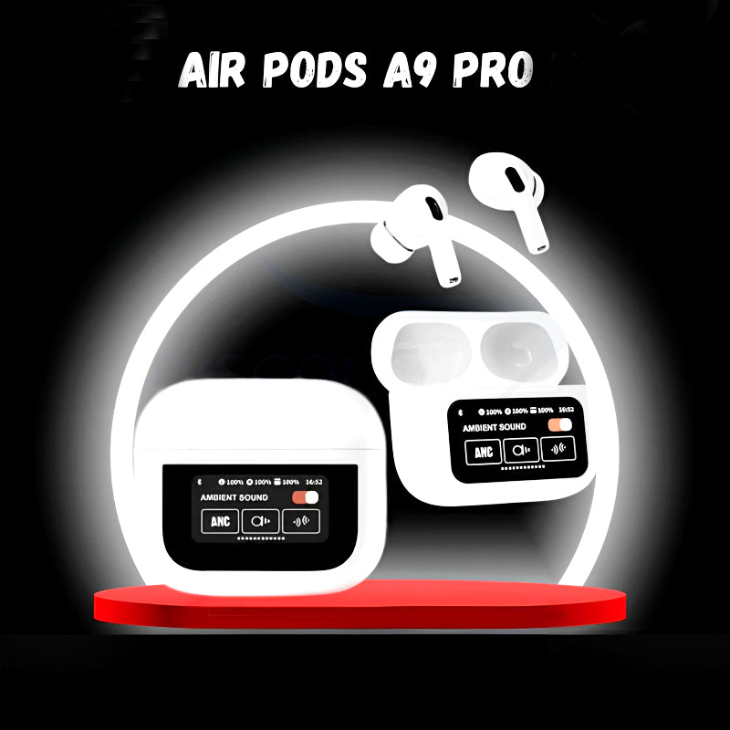 A9 Pro Wireless AirPods With Smart Touch Screen Control