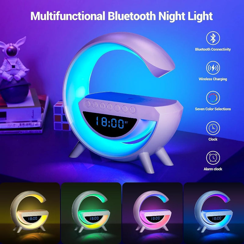 BT-3401 LED Display Wireless Phone Charger Bluetooth Speaker