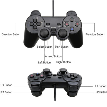 UCOM-704 PC Dual Shock Gaming Joystick Controller Game Pad