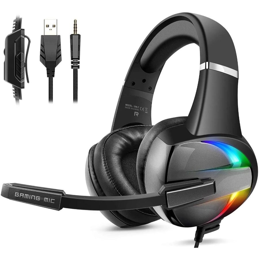 Beexcellent GM-7 RGB LED Gaming Headset